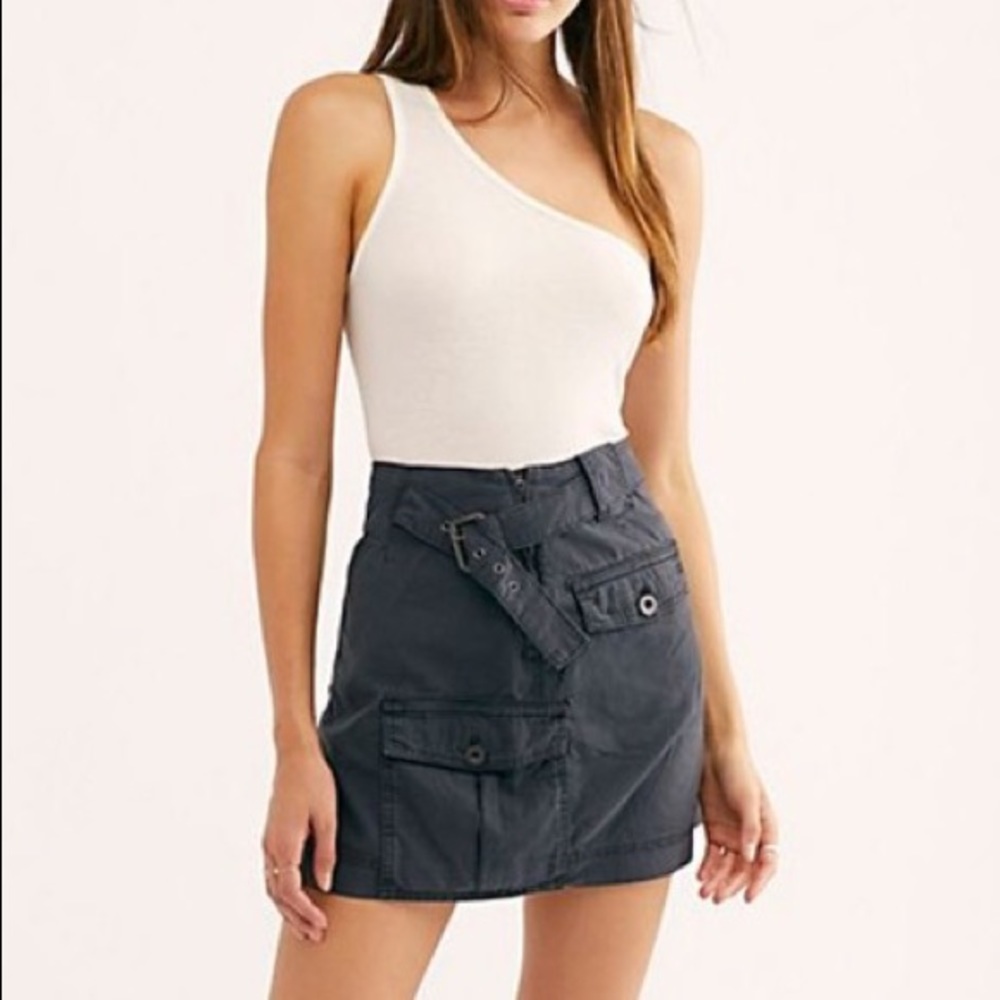 Free People Erika Utility Skirt